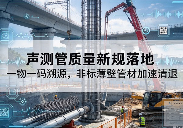 盘山声测管质量新规落地，一物一码溯源，非标薄壁管材加速清退