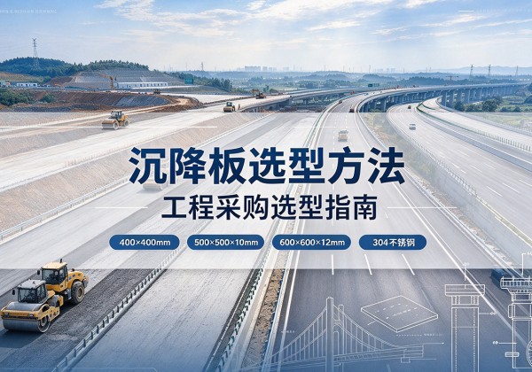 盘山沉降板选择方法